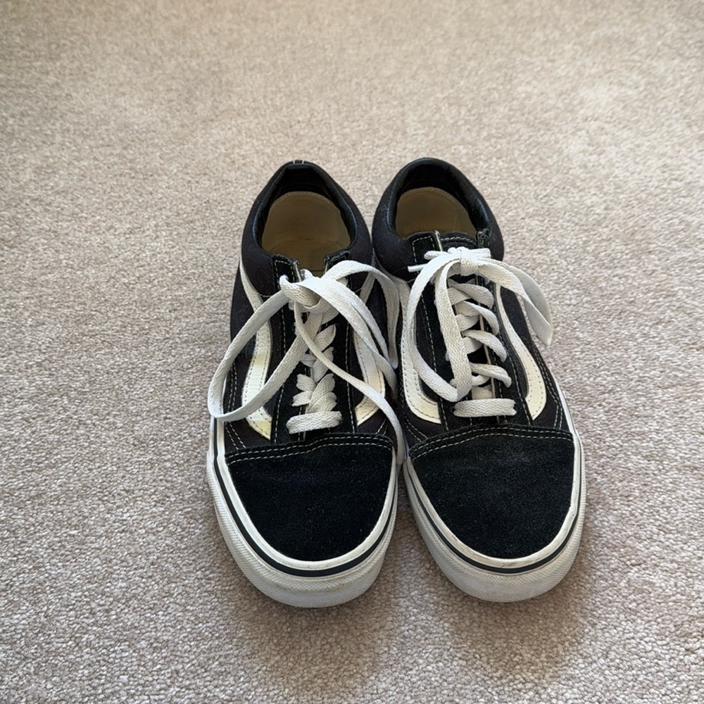 Black Vans, barely worn